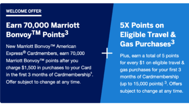 Marriott Bonvoy American Express Promo – Earn up to 85,000 Bonvoy Points!